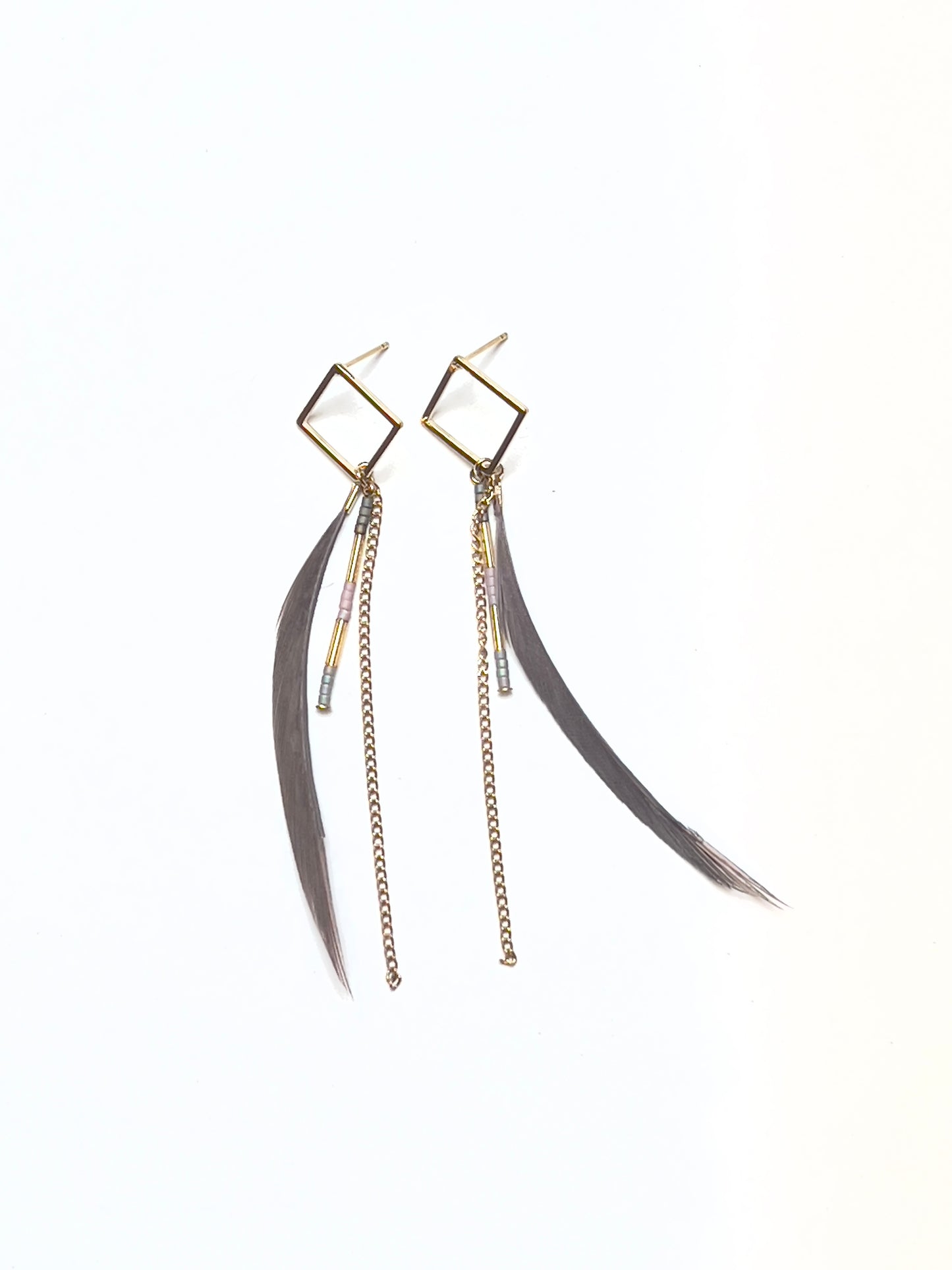 Ohrringe Freedom Feder - K-jewelry