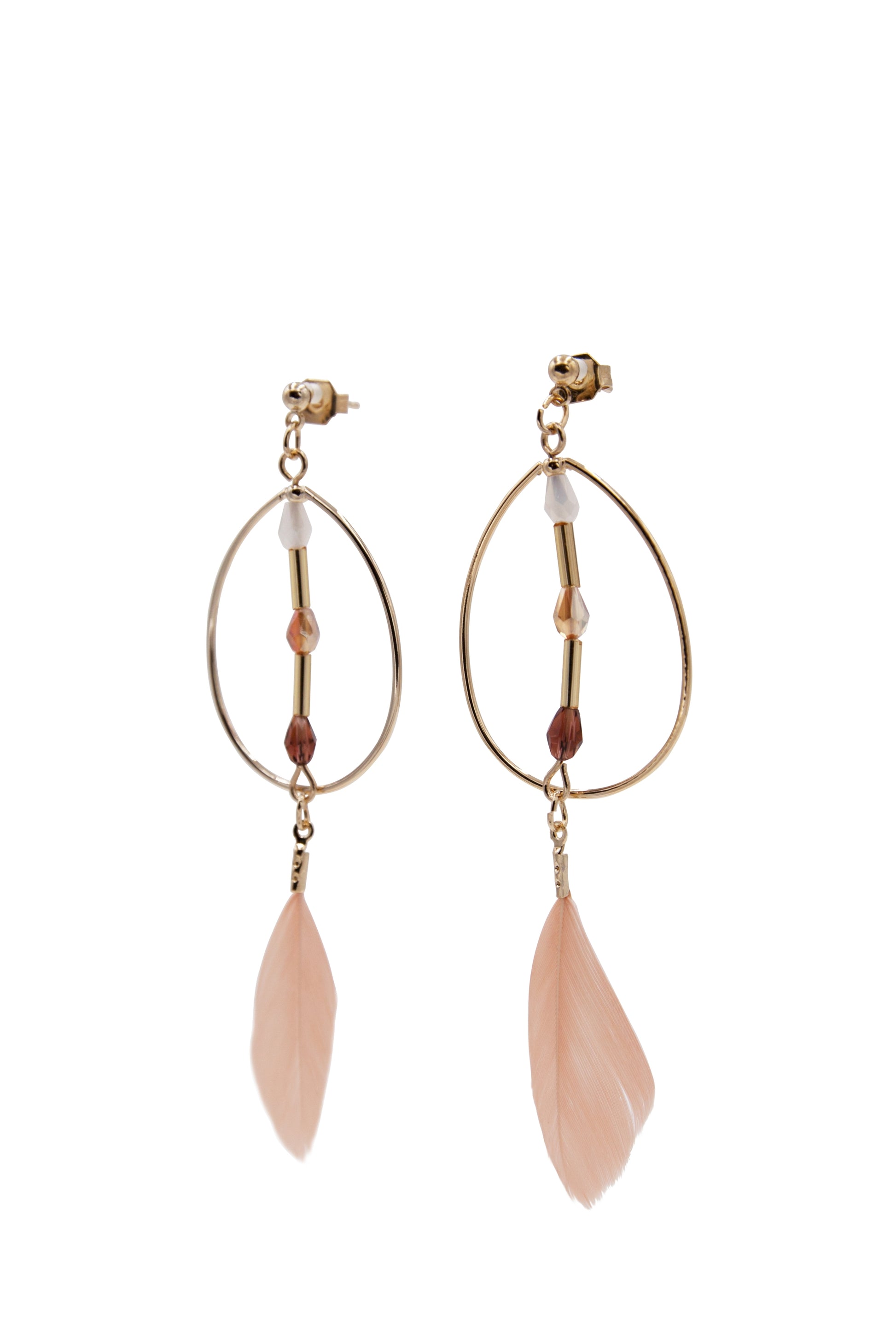 Ohrringe Freedom Feder, Schmuck, LILLYPARK, LILLYPARK, ShowYourLove-Taschenparty,